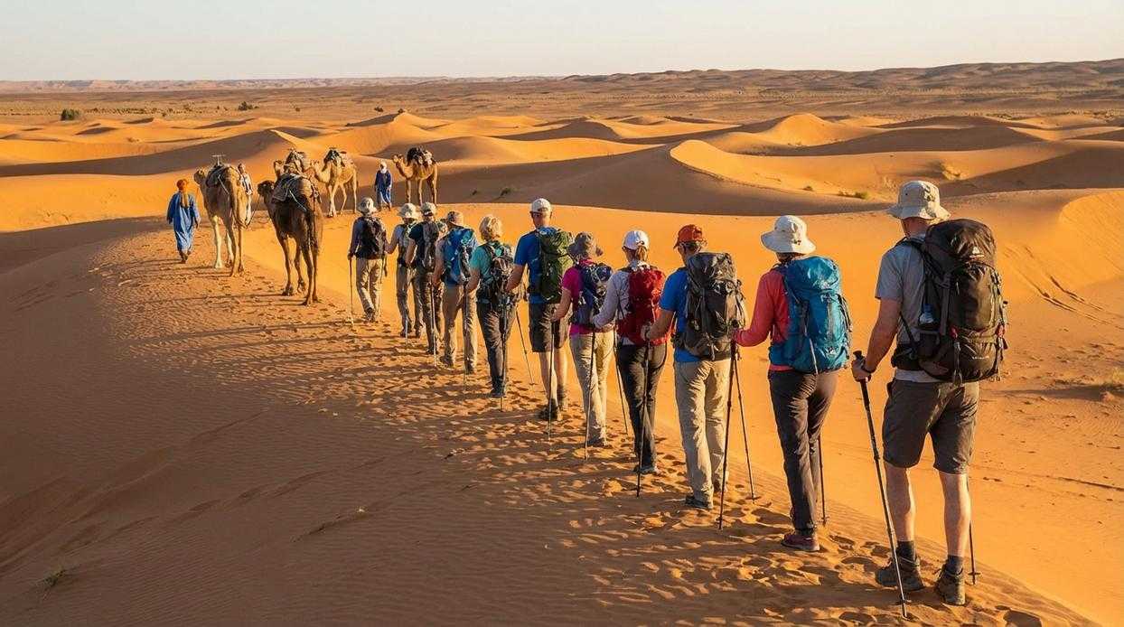 desert trekking