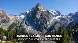 how high are the jaroconca mountain
